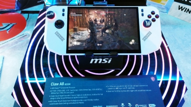 MSI Claw dengan AMD Ryzen Z2 Extreme Nongol di COMPUTEX 2025