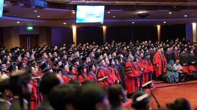 Wisuda UPH 2025 dengan tema A Mind of Excellence. (Dok. UPH)