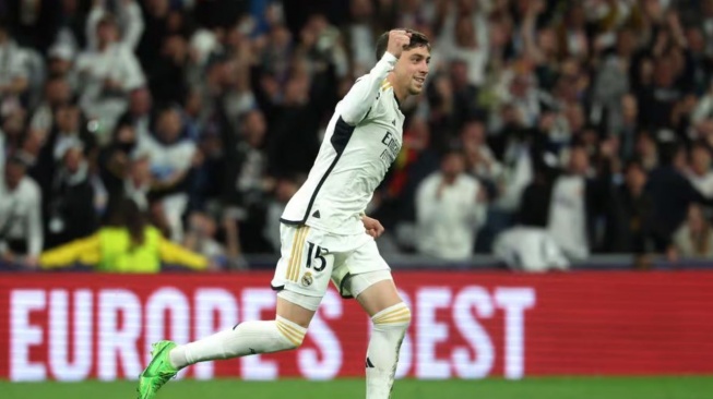 Bintang Real Madrid, Federico Valverde. (Dok. UEFA)