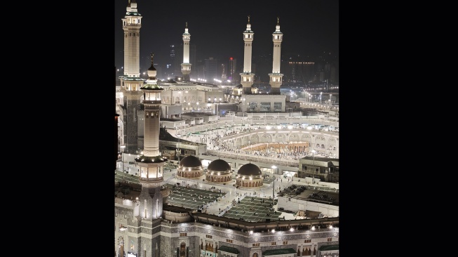 Suasana kawasan Masjidil Haram, di Makkah, Arab Saudi, Selasa (20/5/2025). [ANTARA FOTO/Andika Wahyu/foc]
