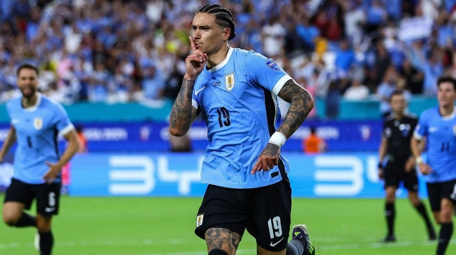 Striker Timnas Uruguay, Darwin Nunez. (Dok. Copa America)