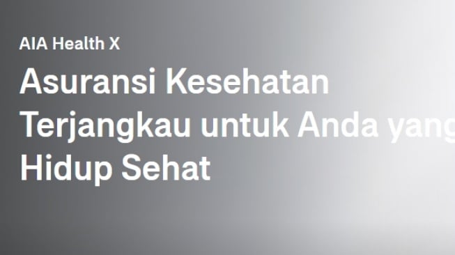 Asuransi kesehatan AIA Health X. [aia-financial.co.id]