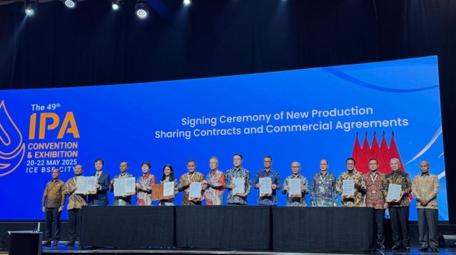Heads of Agreement (HOA) untuk penjualan Liquefied Natural Gas (LNG) dari proyek Lapangan Abadi di Blok Masela, antara PT Perusahaan Gas Negara Tbk (PGN) dengan INPEX Masela ditandatangani (Dok: PGN)