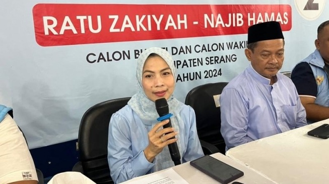 Pasangan Calon Bupati dan Wakil Bupati Serang, Ratu Zakiyah dan Najib Hamas bakal dianggarkan Rp2,2 miliar demi mobil dinas dan rumah dinas.