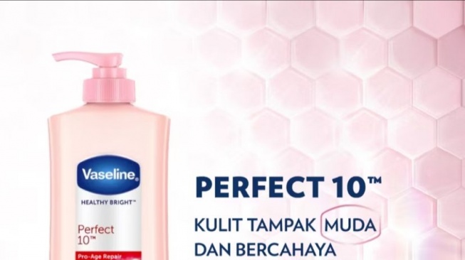 Vaseline Lotion Healthy Bright Perfect 400 ml (Shopee/Unilever Beauty Shop)