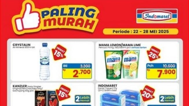 Terbaru, Promo JSM Indomaret Periode 23-25 Mei 2025, Mama Lemon Hanya Rp 7.900