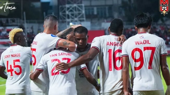 Hasil Persija Jakarta vs Malut United di pekan ke-34 atau terakhir Liga 1 2024/2025, Jumat (23/5/2025). [Dok. IG Malut United]