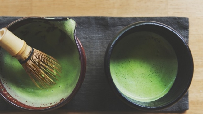 Ilustrasi bubuk matcha. (Freepik)