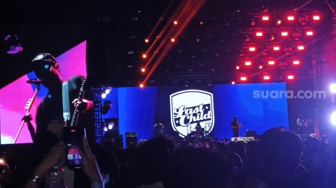 Last Child ikut meramaikan Soundfest 2025 yang digelar di Jiexpo Kemayoran, Jakarta Pusat pada Jumat, 23 Mei 2025 [Suara.com/Rena Pangesti]
