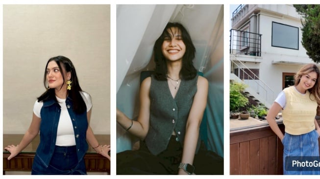 8 Gaya Artis Pakai Vest, Bikin OOTD Makin Kece dan Effortless