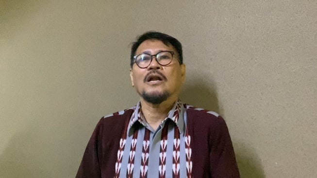 Ketua LMKN, Dharma Oratmangun dalam sebuah wawancara di kawasan Senayan, Jakarta, Jumat, 23 Mei 2025.