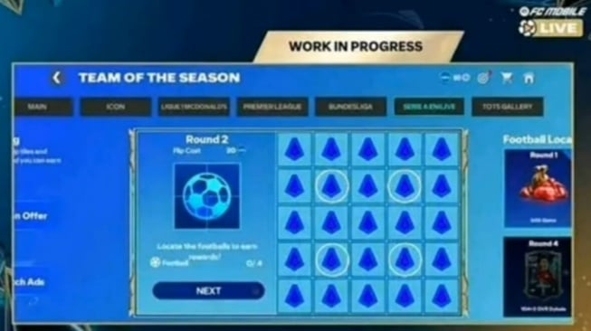 Trik mengklaim pemain OVR 107 gratis di FC Mobile. (ist)