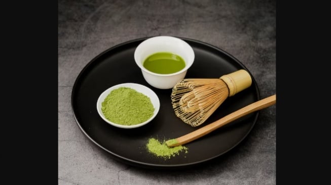 Ilustrasi bubuk matcha. (Freepik)