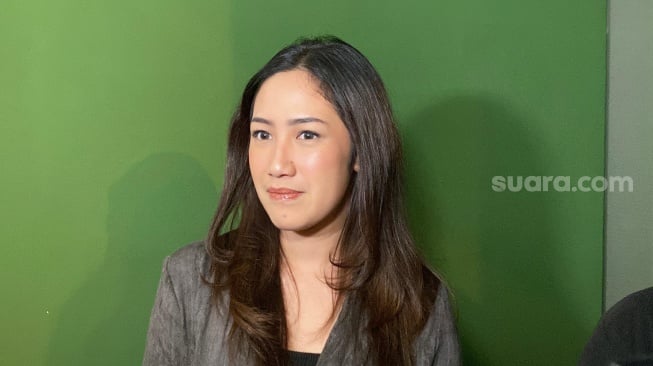 Tamara Tyasmara saat ditemui di kawasan Kemang, Jakarta Selatan pada Minggu, 25 Mei 2025. [Suara.com/Tiara Rosana]