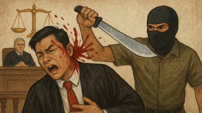 Jaksa di Deli Serdang Dibacok OTK, Diduga Terkait Perkara