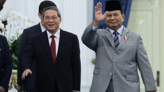 Terima Kunjungan PM Li Qiang, Presiden Prabowo Yakin Kerja Sama Indonesia-Tiongkok Bawa Kebaikan