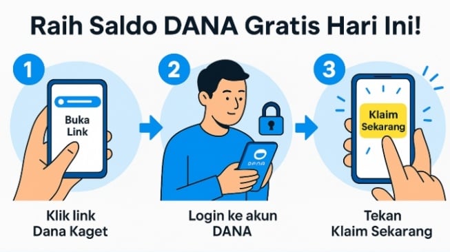 Raih Saldo DANA Gratis Rp355 Ribu Hari Ini, Klaim Dana Kaget Terbaru Sebelum Kehabisan!