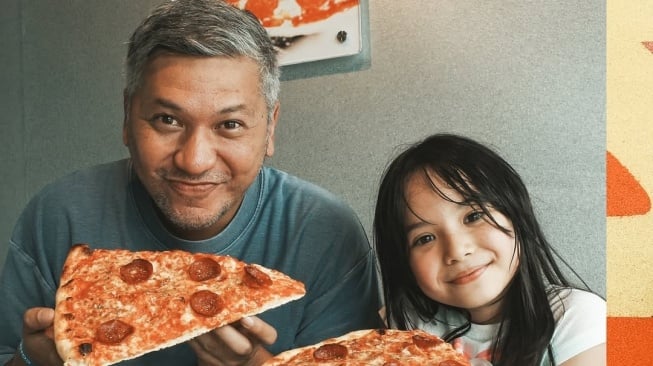 Kedekatan Gading Marten dengan putrinya, Gempita Nora Marten. [Instagram]