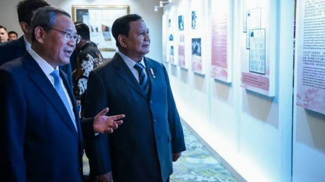 Presiden Republik Indonesia Prabowo Subianto secara resmi menerima kunjungan Perdana Menteri (PM) Republik Rakyat Tiongkok, Li Qiang (Instragram)