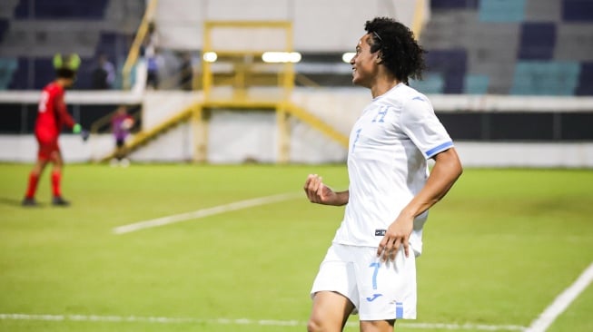 Pemain Timnas Honduras, Luis Suazo. (Dok. FFH)