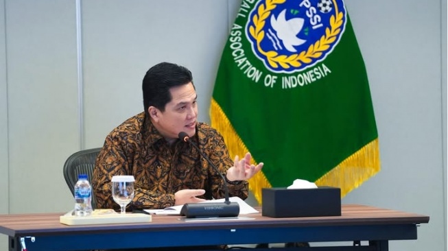 Erick Thohir, Ketua Umum PSSI. (Instagram/erickthohir)