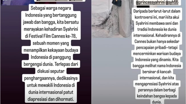 Kerabat bela Syahrini soal kehadirannya di Film Festival Cannes (Instagram/Diyen168)