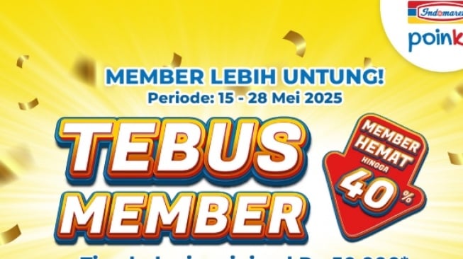 Promo Spesial Member Indomaret: Diskon hingga 40 Persen, Cek Daftar Produk Tebus Murahnya