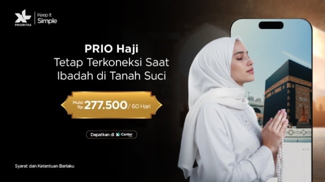 Paket PRIO Haji dari XL PRIORITAS, Komunikasi Bebas Tanpa Kendala dari Tanah Suci