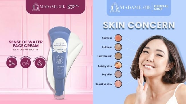 Madame Gie Sense Of Water - Face Cream Moisturizer 10x Hydration Booster (madamegie.com)