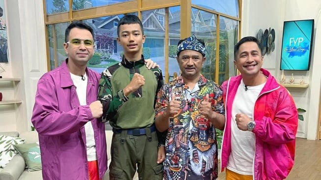 Raffi Ahmad bagikan momen bersama dengan alumni barak militer (Instagram)