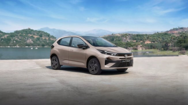 Mobil hatchback Tata Altroz. (Carscoops)