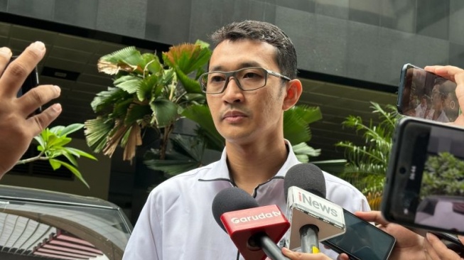Juru Bicara KPK Budi Prasetyo. (ANTARA/Rio Feisal)