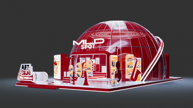 Booth MLDSPOT di Java Jazz Festival 2025. [mldspot]