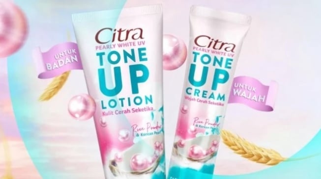 Citra Pearly White UV Tone Up Lotion (Shopee)