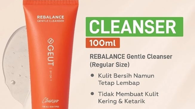 Skincare GEUT terlaris di Shopee. (Shopee/GEUT by dr. T Official Shop)
