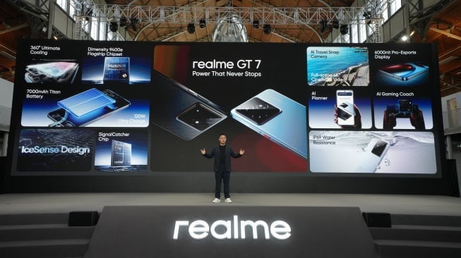 Realme GT 7. [Realme Indonesia]