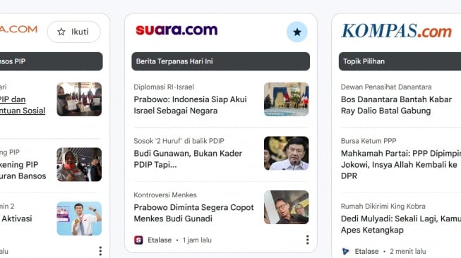 Google News Showcase Resmi Hadir di Indonesia