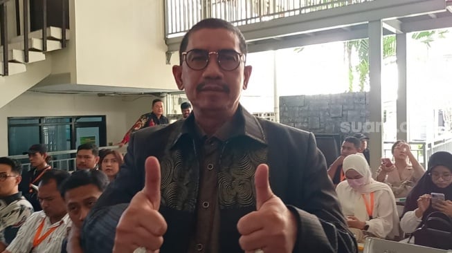 Fahmi Bachmid, pengacara Nikita Mirzani ditemui di Pengadilan Negeri Jakarta Selatan pada Rabu, 28 Mei 2025. [Suara.com/Rena Pangesti]