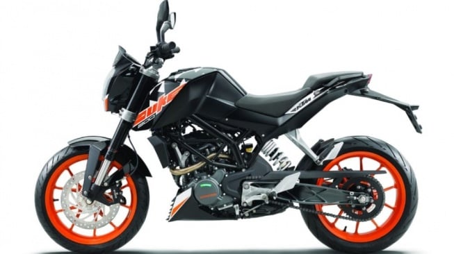 KTM Duke 200 versi lawas. (Motorcycle Specs)