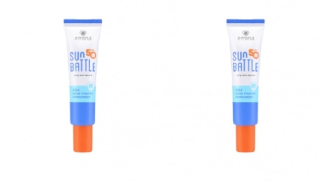 Emina Sun Battle Cica Acne Fighter Sunscreen. [eminacosmetics]