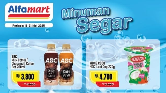 Belanja Cuan di Alfamart! Promo Teh Sosro, Kopi Kapal Api dan Yupi Cuma Segini