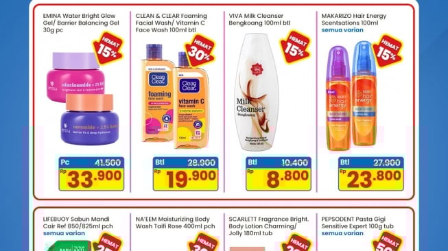 Promo Indomaret 29 Mei-11 Juni 2025: Skincare & Kebutuhan Pribadi Diskon hingga 50%!