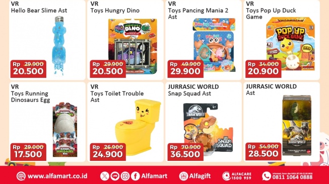 promo mainan anak di Alfamart (instagram.com/alfamart)