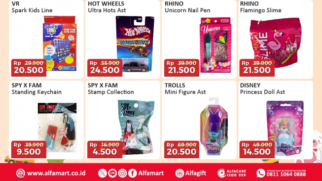 32 Promo Mainan Anak di Alfamart: Ada Hot Wheels, Harga Mulai Rp4 Ribuan