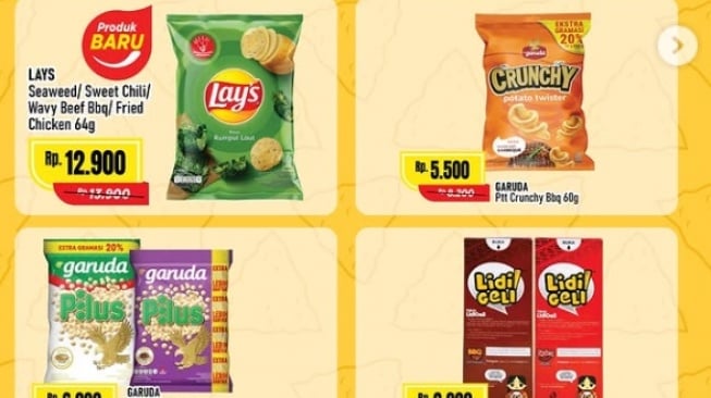 Serbu Cemilan Hemat di Promo Alfamart: dari Pringles hingga Lays, Harga Mulai Rp3.900
