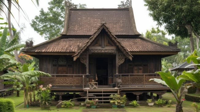 Desain rumah tropis. [Freepik/AI]