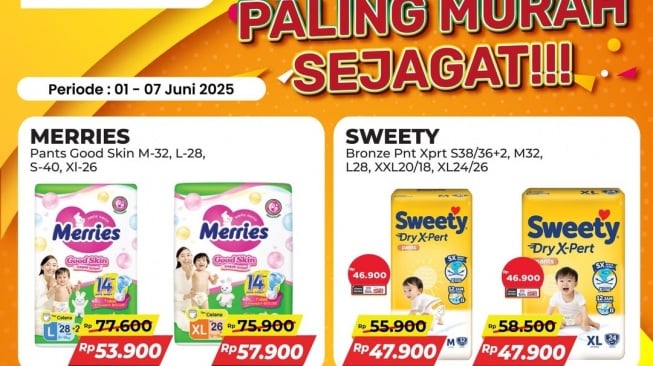 Katalog 44 Promo Alfamart Hari Ini 1 Juni 2025: Dari Mie Instan hingga Popok, Semua Diskon!