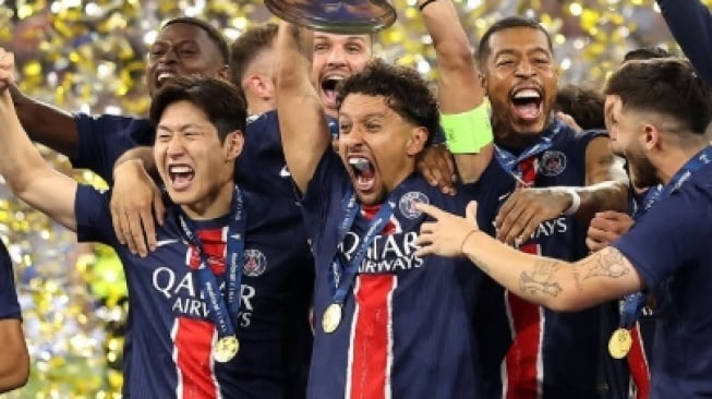Paris Saint-Germain (PSG) akhirnya berhasil menorehkan sejarah baru dalam dunia sepak bola Eropa setelah meraih gelar juara Liga Champions untuk pertama kalinya. (IG PSG)