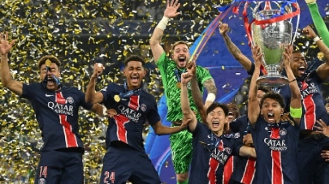 Paris Saint-Germain (PSG) akhirnya berhasil menorehkan sejarah baru dalam dunia sepak bola Eropa setelah meraih gelar juara Liga Champions untuk pertama kalinya. (IG PSG)