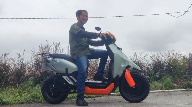 Honda ICON e: melawan takdir, dari motor urban menjadi bisa hidup di dua alam (Suara.com/Gagah Radhitya)